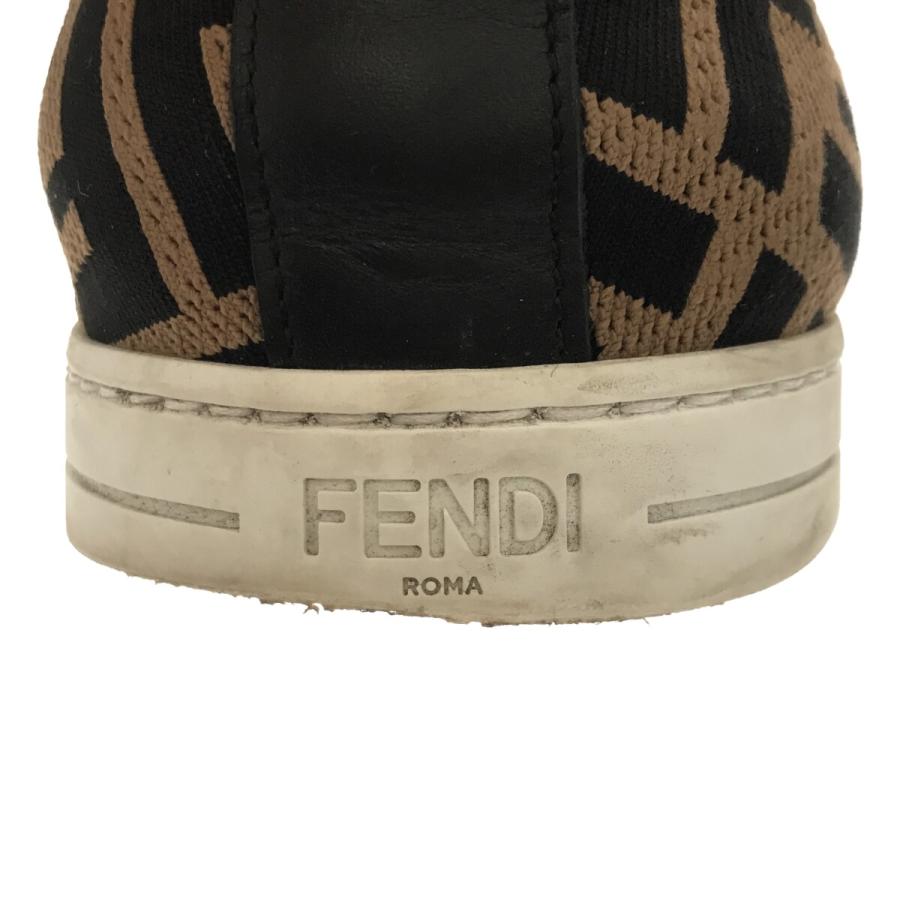 FENDI フェンディ 7E1258 ブラウンテクニカルファブリック ロートップ 