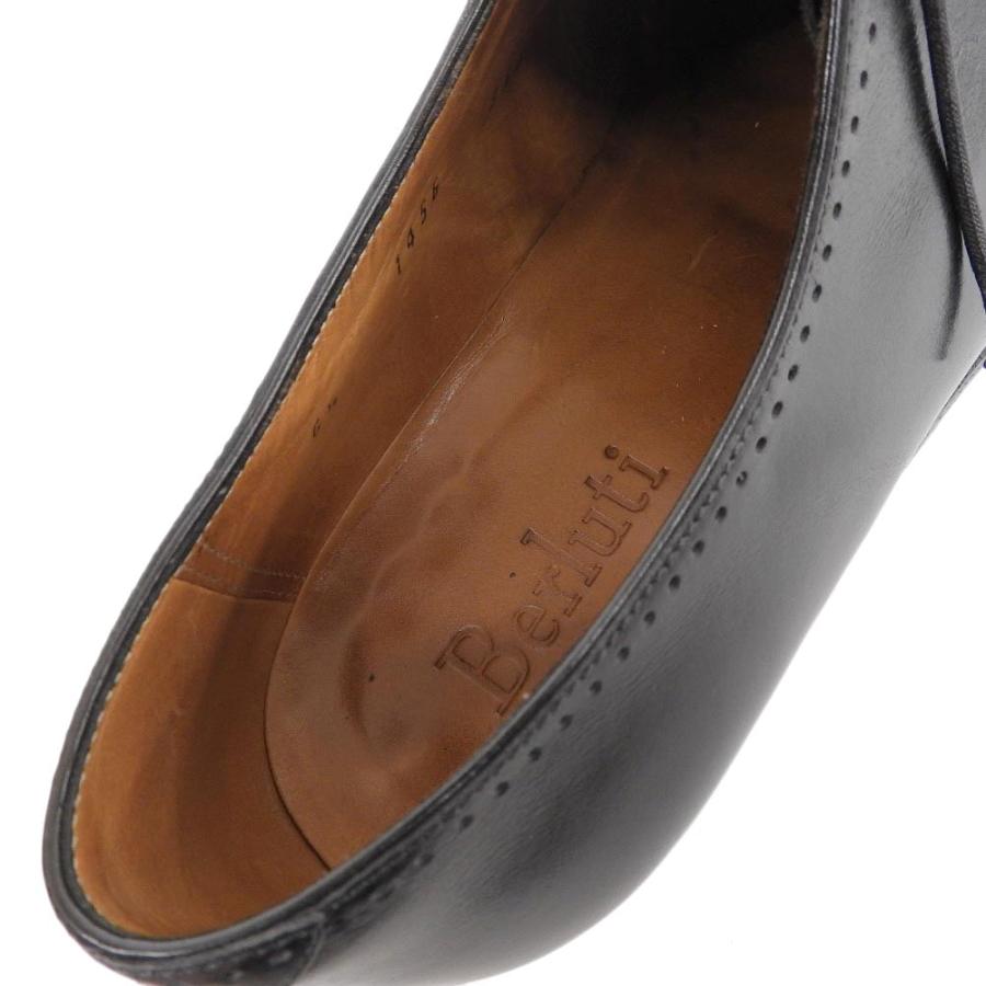 Berluti ベルルッティ セミブローグ メダリオンシューズ メンズ 黒
