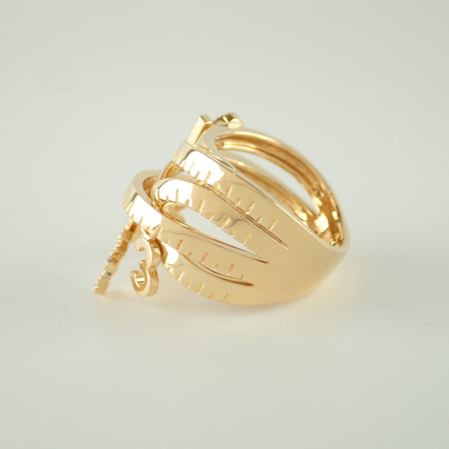 Ponte Vecchio 新品同様/ ポンテヴェキオ K18YG 0.12ctダイヤモンド