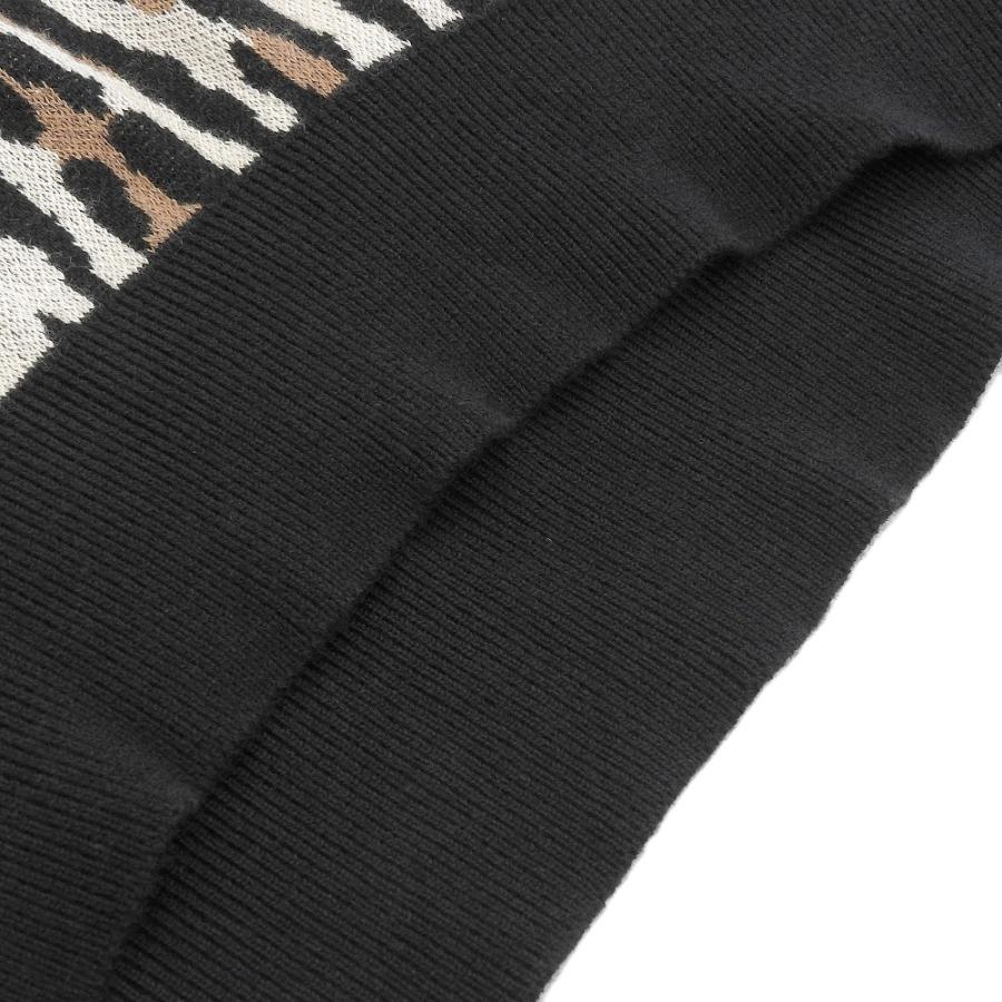 WACKO MARIA ワコマリア LEOPARD KNIT JAQUARD POLO SHIRT WACKO MARIA ワコマリア LEOPARD KNIT JAQUARD POLO SHIRT