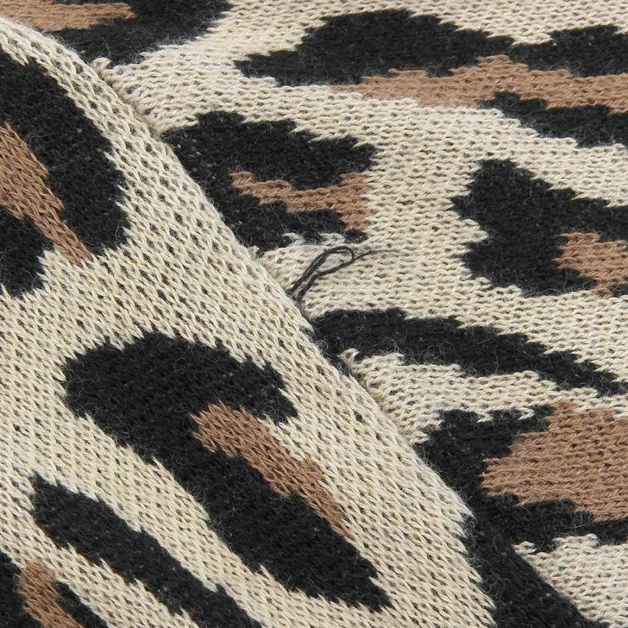 WACKO MARIA ワコマリア LEOPARD KNIT JAQUARD POLO SHIRT WACKO MARIA ワコマリア LEOPARD KNIT JAQUARD POLO SHIRT
