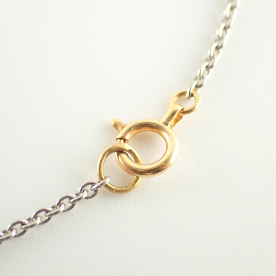 MALCOLM BETTS マルコムベッツ K22×SILVER 1Pダイヤ ネックレス MALCOLM BETTS マルコムベッツ K22×SILVER 1Pダイヤ ネックレス
