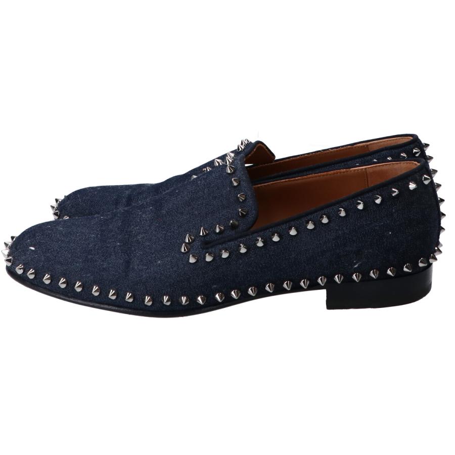 クリスチャンルブタン スタッズ フラットシューズ 靴 クリスチャン ルブタン シューズ スタッズ 40 1/2 フラットシューズ