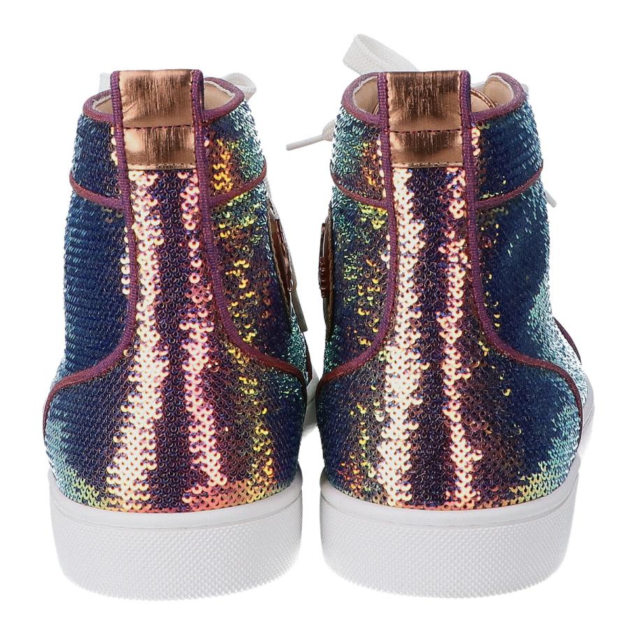 Christian Louboutin スパンコール ハイカットスニーカー Christian Louboutin 美品/ クリスチャンルブタン ルイス