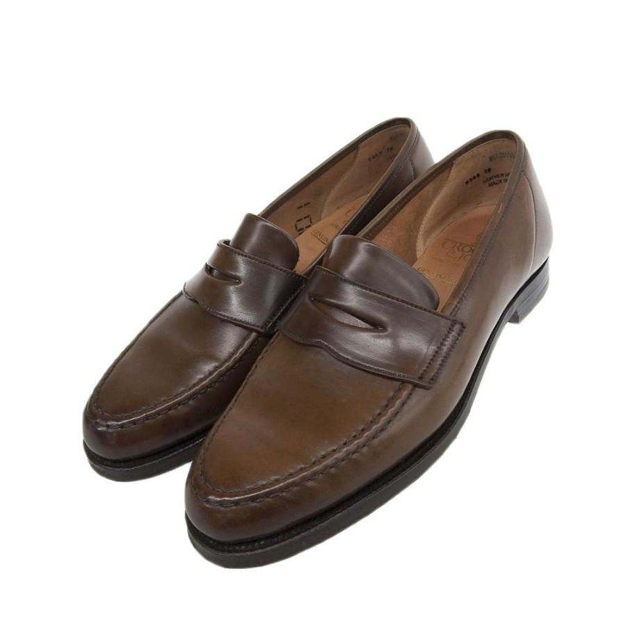 最終値下Crockett&Jones HARVARD UK6E コードバン CROCKETT＆JONES クロケット＆ジョーンズ HARVARD コードバン