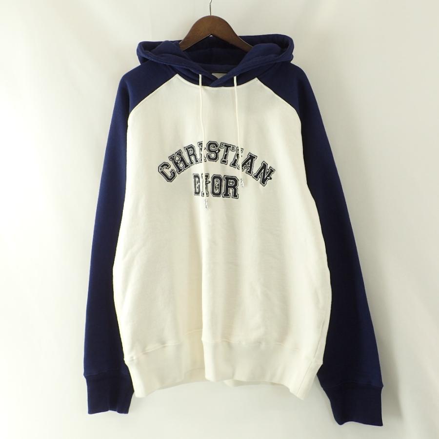 【関税込】新作◆DIOR HOMME ディオールオム◆ロゴ パーカー Dior HOMME 国内正規/21AW DIOR ディオールオム 193J647A0687