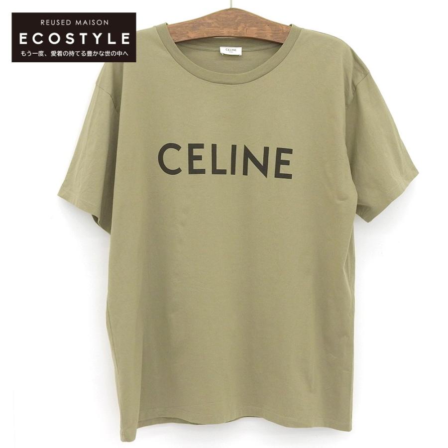 美品/国内正規 CELINE セリーヌ 2X681671Q ルーズ クルーネック半袖T 