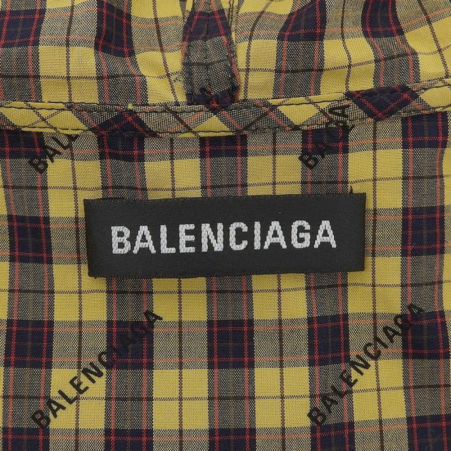 BALENCIAGA 美品/ バレンシアガ 485990 Logo Hooded Shirt