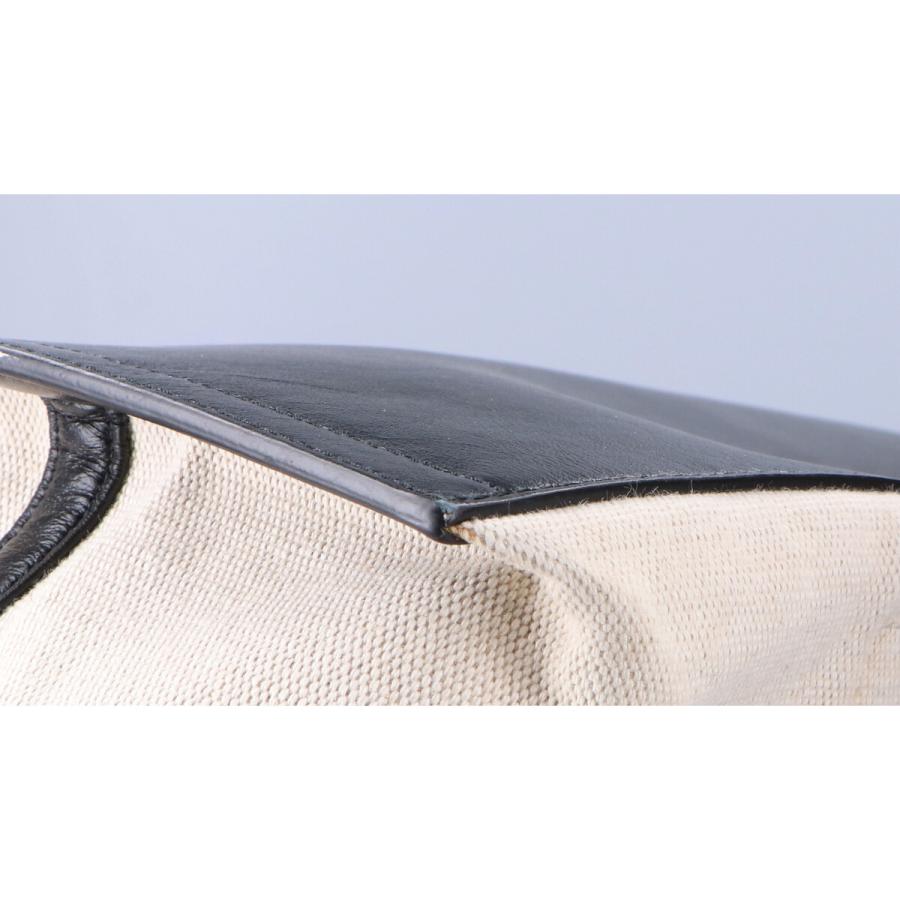 JIL SANDER（ジルサンダー） ロゴ キャンバス/レザー トートバッグ