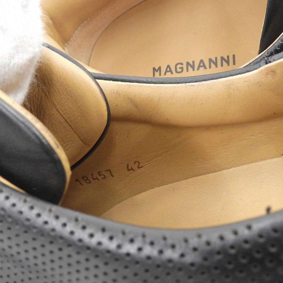 未使用 MAGNANNI マグナーニ クラシックレザー スニーカー シューズ 