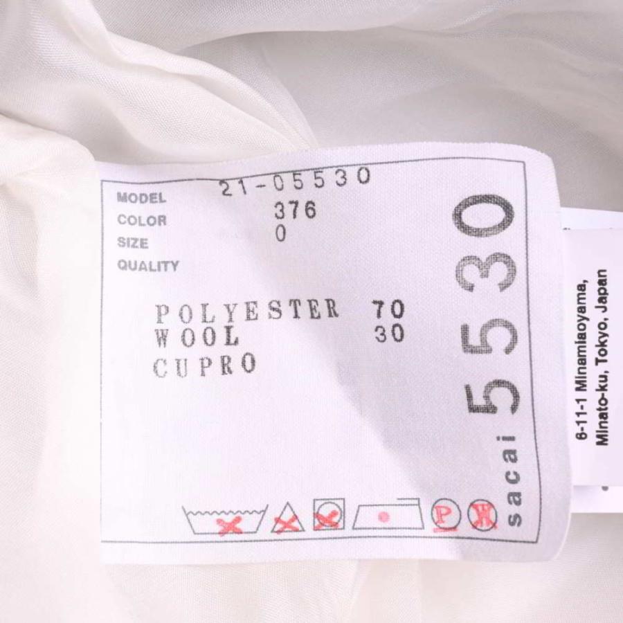 sacai 美品/21年製 サカイ 21-05530 Suiting Asymmetry Skirt sacai 美品/21年製 サカイ 21-05530 Suiting Asymmetry Skirt