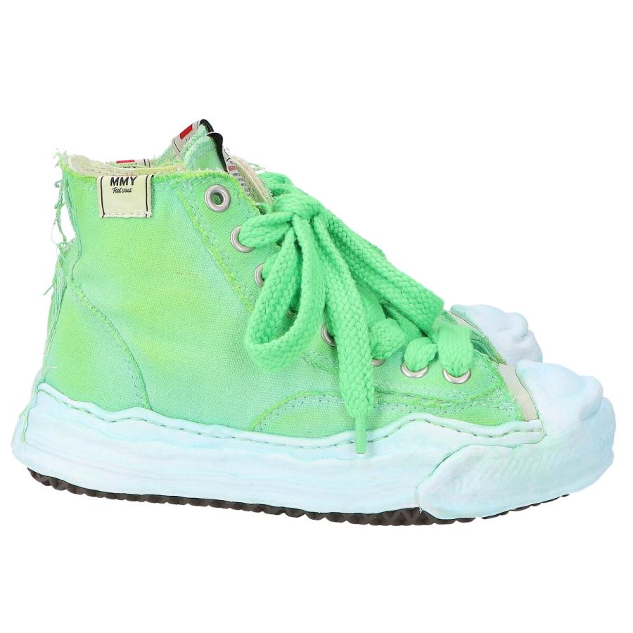 Maison MIHARA YASUHIRO ハイカットスニーカー グリーン 美品 Maison MIHARA YASUHIRO A06FW711 HANK high - original TC sole