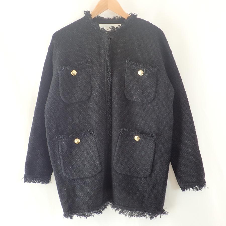 美品・完売品✨ADAWAS　スピック＆スパン　 ツイードジャケット ベージュ 美品/22AW ADAWAS アダワズ ADWS-201-09 KNIT TWEED 4POCKETS JACKET