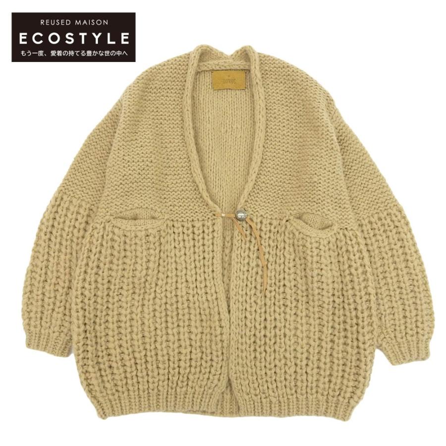 美品 NOWOS ノーウォス ローゲージ カーディガン ニット レディース  