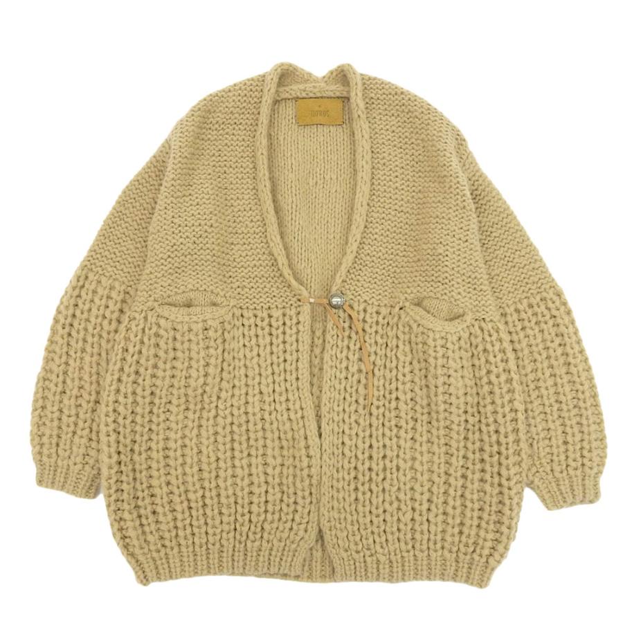 美品 NOWOS ノーウォス ローゲージ カーディガン ニット レディース