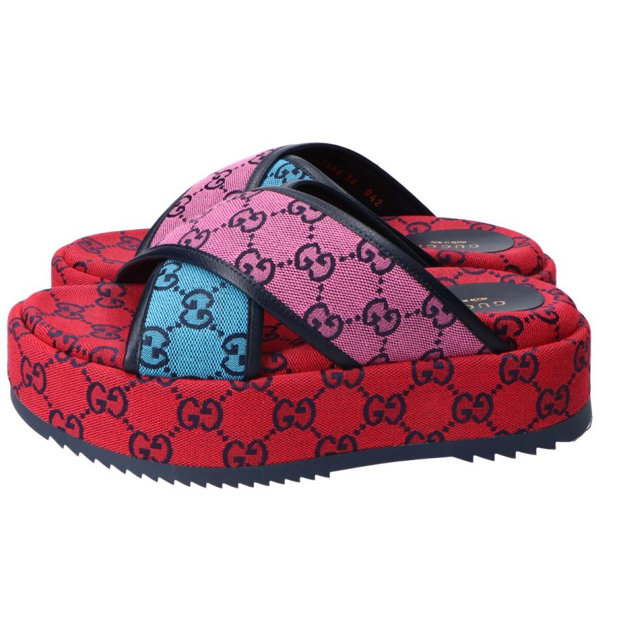 GUCCI 美品 グッチ 663666 GGマルチ クロス プラットフォーム GUCCI 美品 グッチ 663666 GGマルチ クロス プラットフォーム