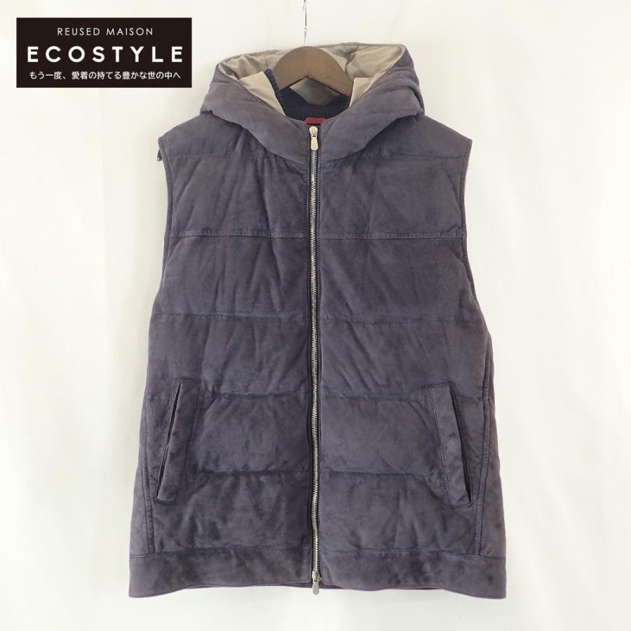 国内正規/ Brunello Cucinelli ブルネロクチネリ スエード フーデッド