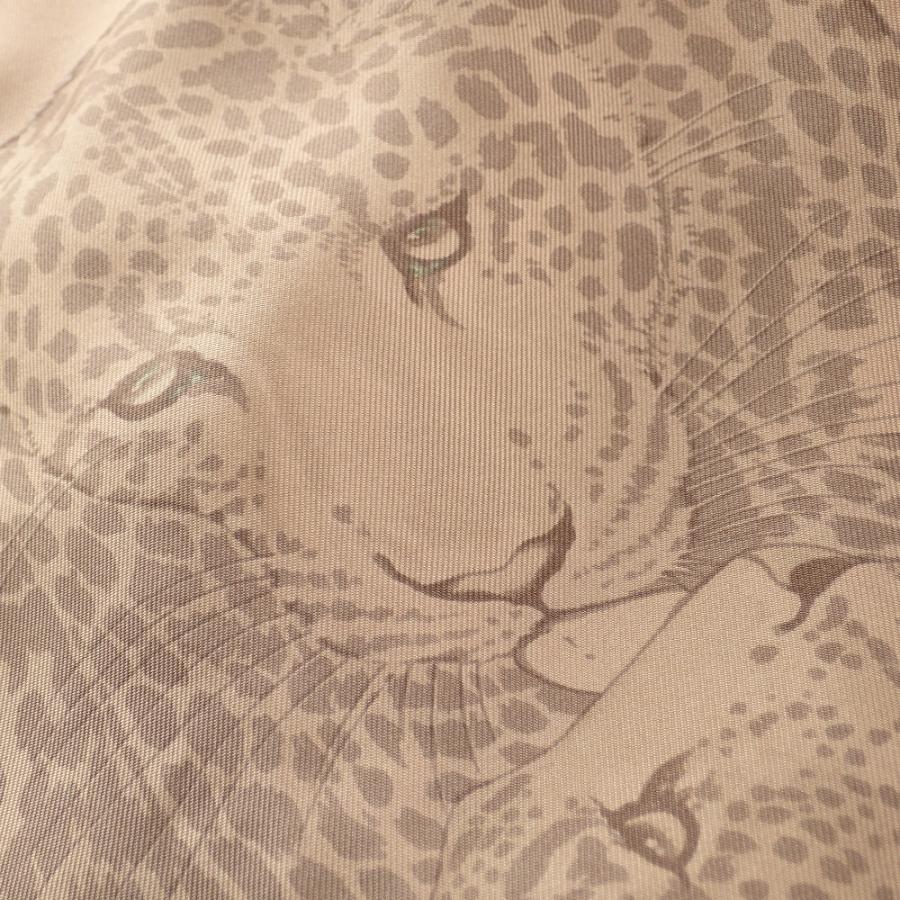 美品/ HERMES エルメス JUNGLE LOVE シルクxアルパカ カレ切替 ロング