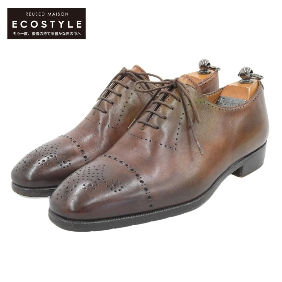 Berluti ベルルッティ メダリオン プレーントゥ シューズ レザー