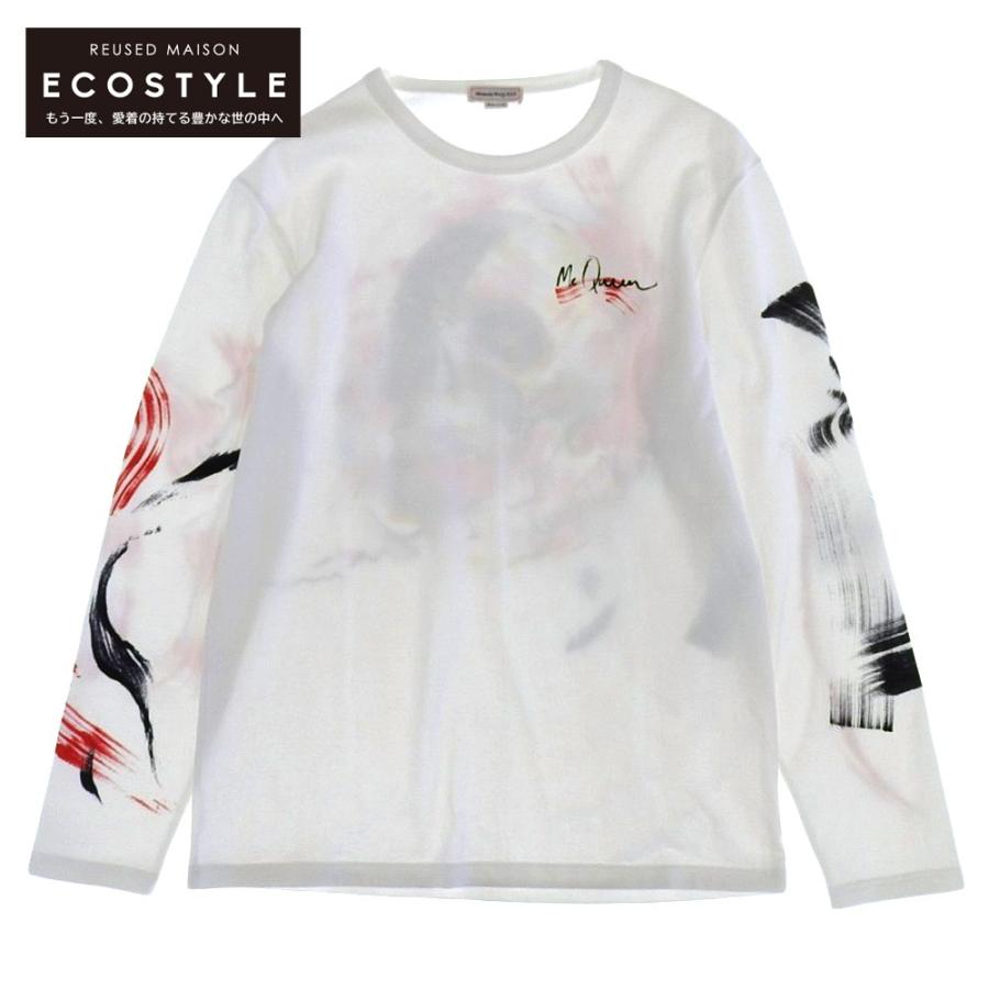 美品 Alexander McQueen アレキサンダーマックイーン PAINT SKULL T 