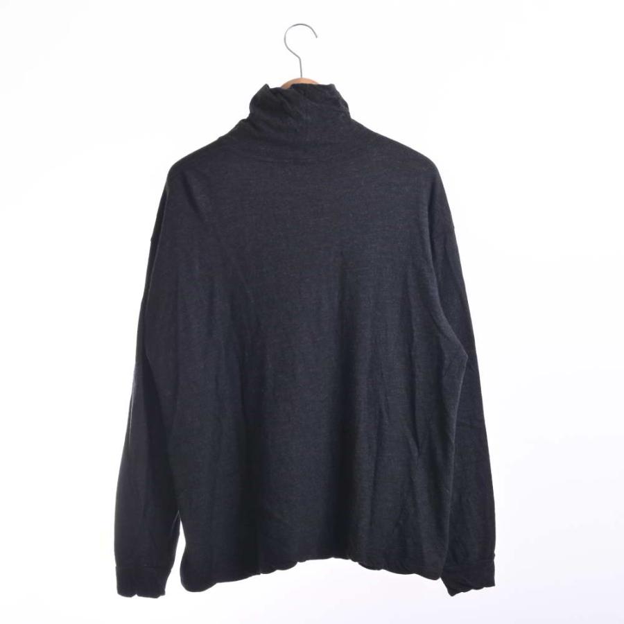 美品/ COMOLI コモリ S03-05006 20AW ウール天竺 長袖タートルネック