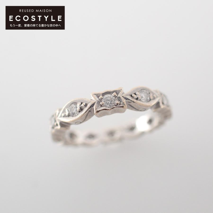 Loree Rodkin ローリー ロドキン K18ダイヤモンド リング 美品 美品 Loree Rodkin K18WG DIA TINY ANTIQUE RENAISSANCE BAND