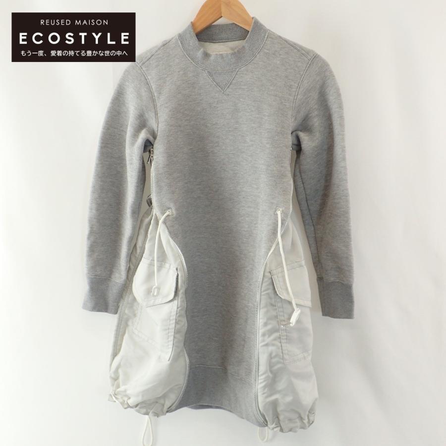 sacai サカイ 20年 SCW-059 Sponge Sweat MA-1 Dress スポンジ sacai サカイ 20年 SCW-059 Sponge Sweat MA-1 Dress スポンジ