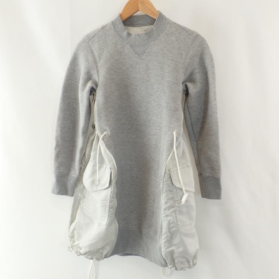sacai サカイ 20年 SCW-059 Sponge Sweat MA-1 Dress スポンジ sacai サカイ 20年 SCW-059 Sponge Sweat MA-1 Dress スポンジ