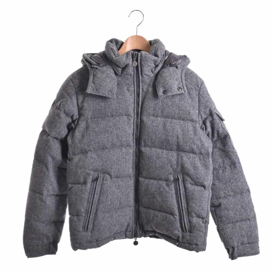 MONCLER 美品/国内正規 モンクレール MAYA ウール フード付 ダウン 