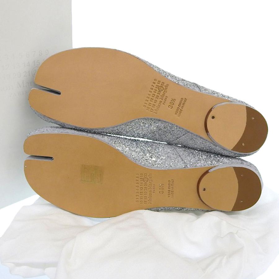 新品同様 Maison Margiela メゾンマルジェラ シルバーラメ 足袋 新品同様 Maison Margiela メゾンマルジェラ シルバーラメ 足袋