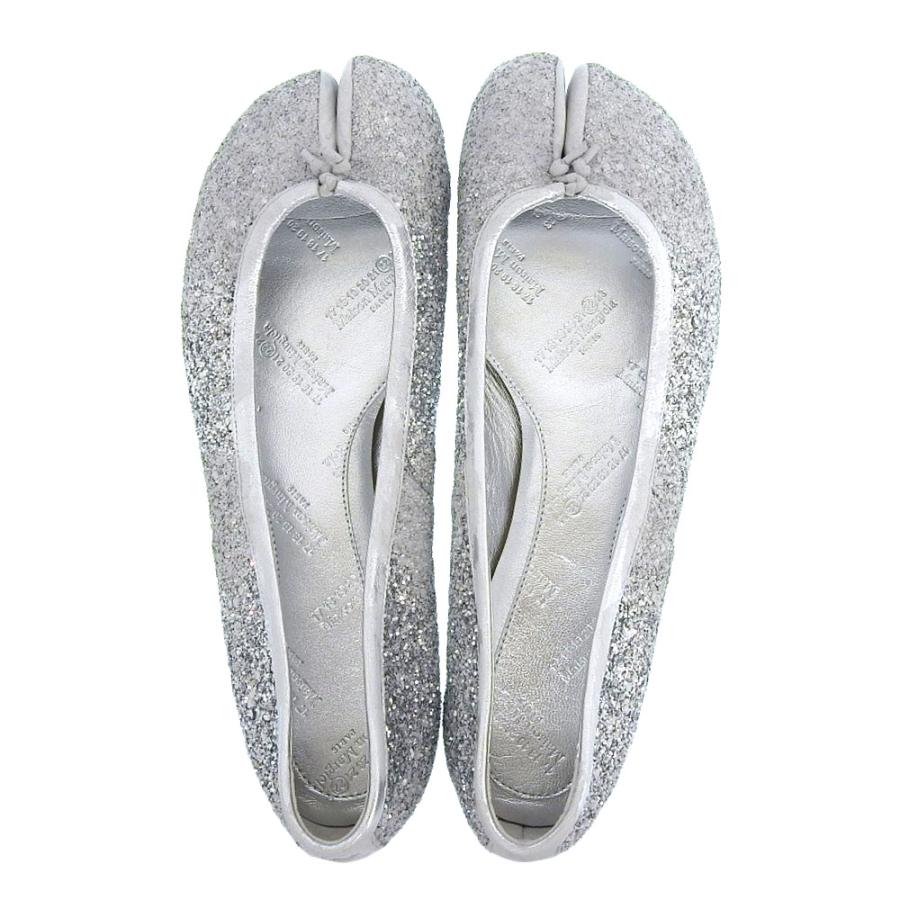 新品同様 Maison Margiela メゾンマルジェラ シルバーラメ 足袋 新品同様 Maison Margiela メゾンマルジェラ シルバーラメ 足袋