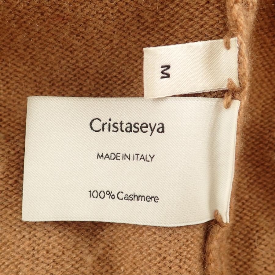 美品/ Cristaseya クリスタセヤ カシミア100％ タートルネック ニット 