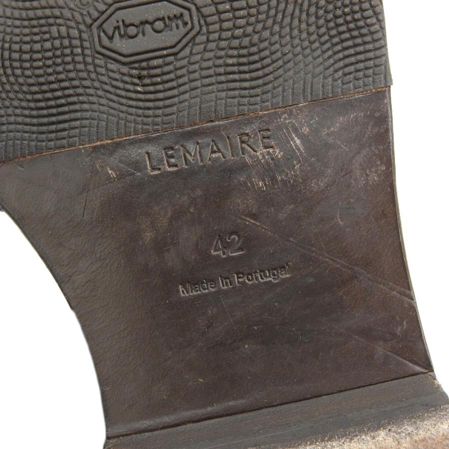 LEMAIRE ルメール レザー ストラップサンダル メンズ ブラック 42