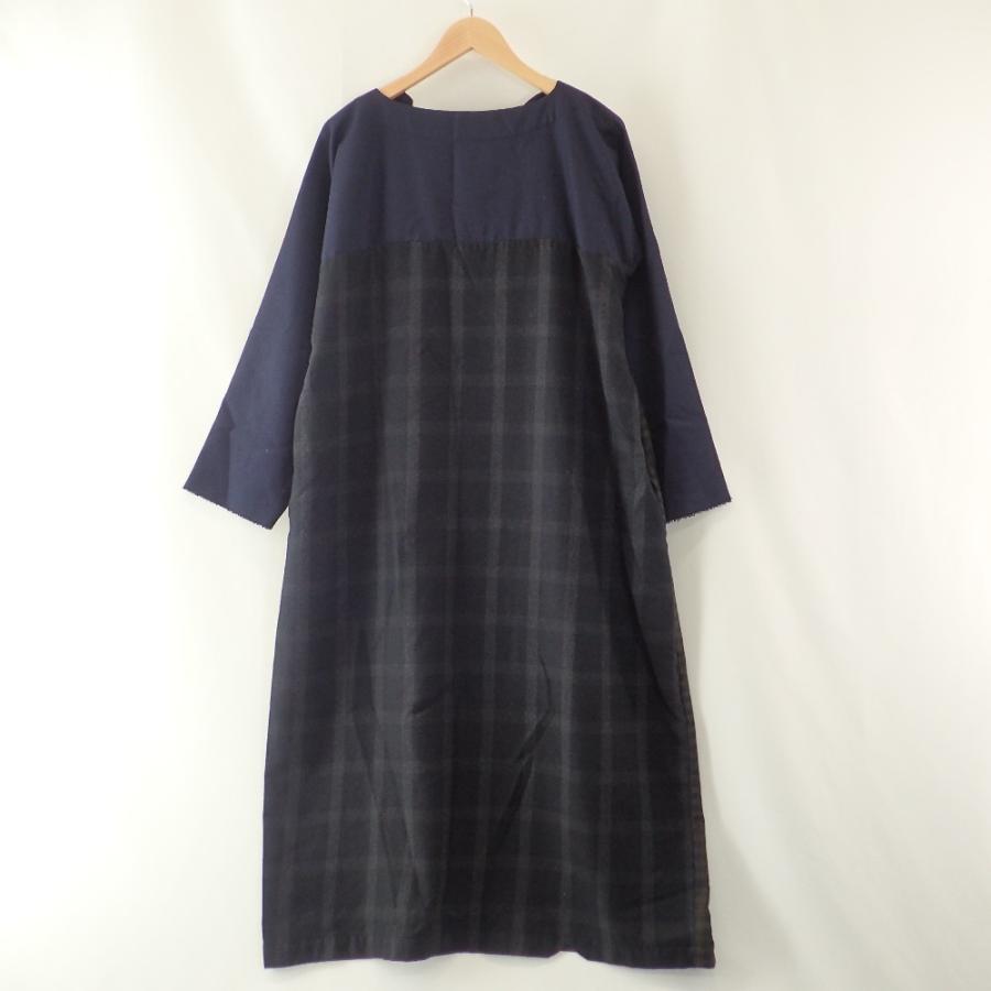 美品/ DANIELA GREGIS ダニエラグレジス ウール チェック切替