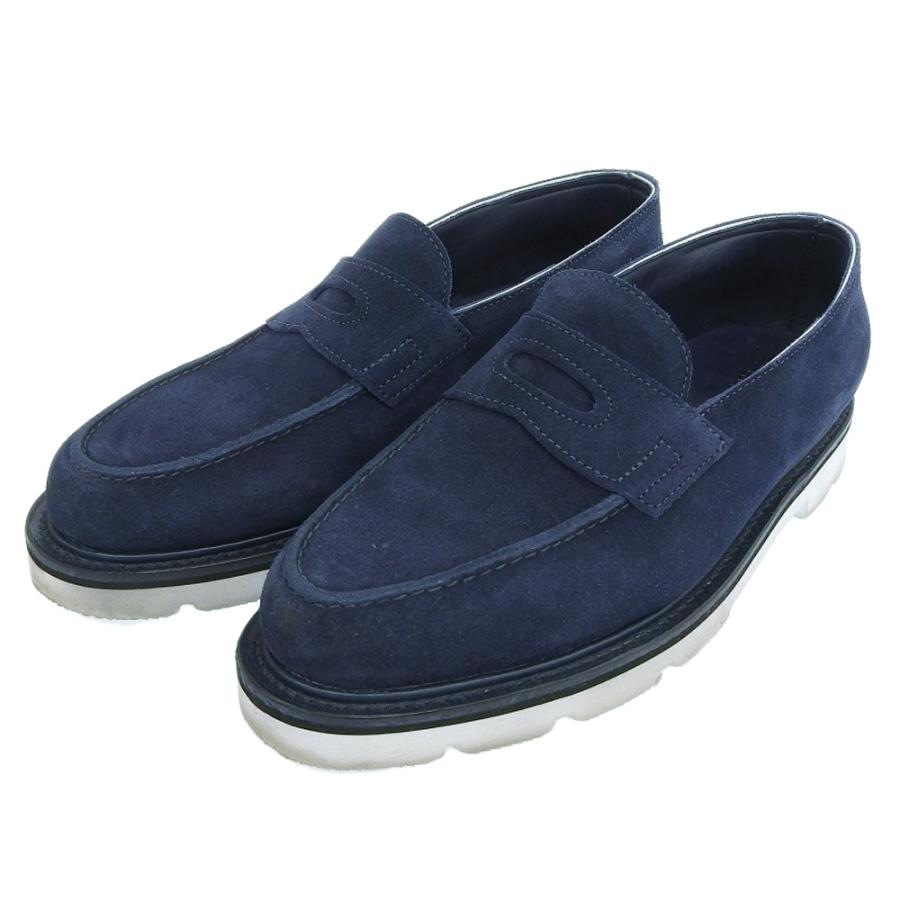 JOHN LOBB ジョンロブ ロペス スエード ラバーソール コイン JOHN LOBB ジョンロブ ロペス スエード ラバーソール コイン