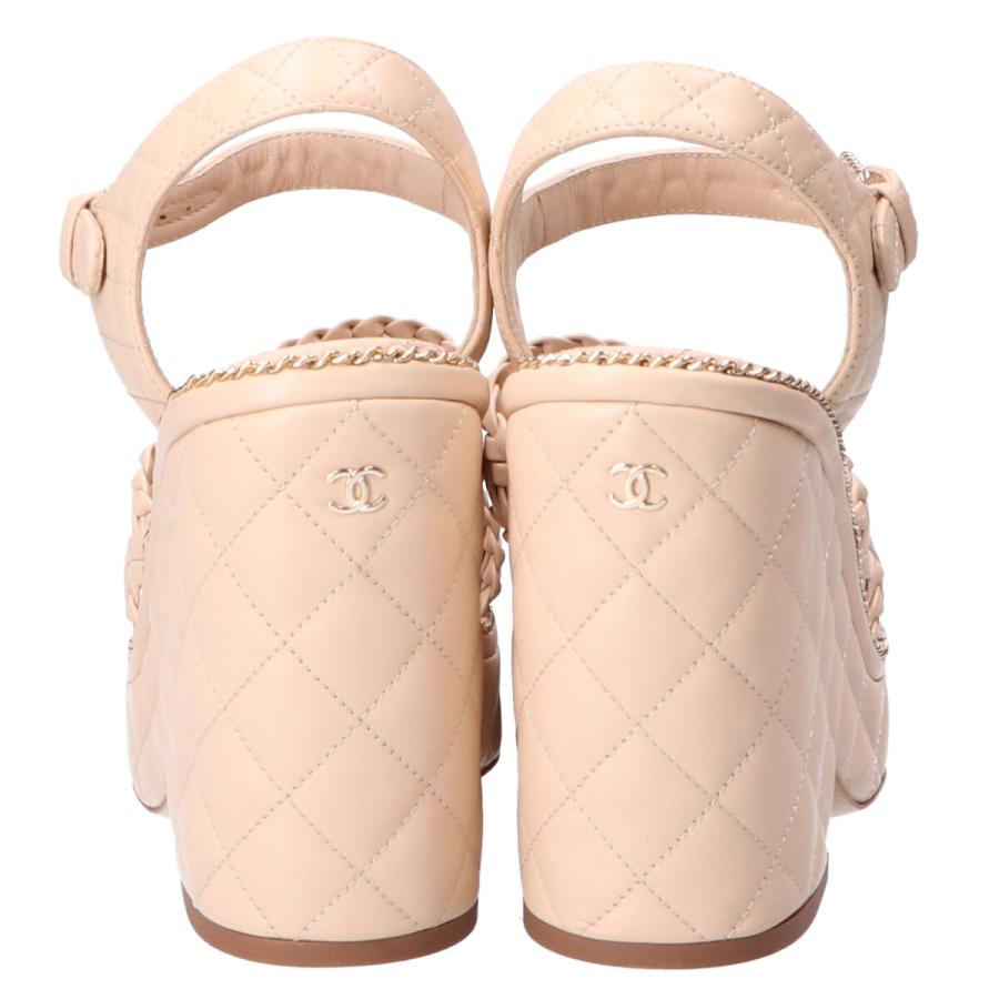 CHANEL 美品 シャネル G30758 メッシュバンド チェーンデザイン CHANEL 美品 シャネル G30758 メッシュバンド チェーンデザイン