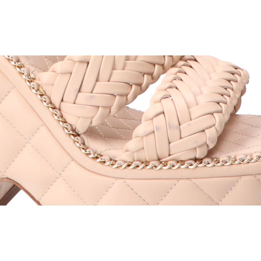 CHANEL 美品 シャネル G30758 メッシュバンド チェーンデザイン CHANEL 美品 シャネル G30758 メッシュバンド チェーンデザイン