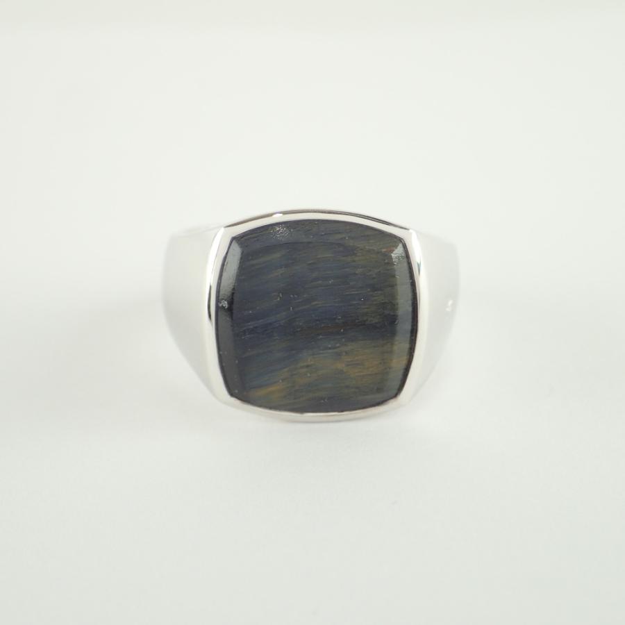 新品同様 TOMWOOD トムウッド 925 Cushion Blue Hawk Eye ブルー 