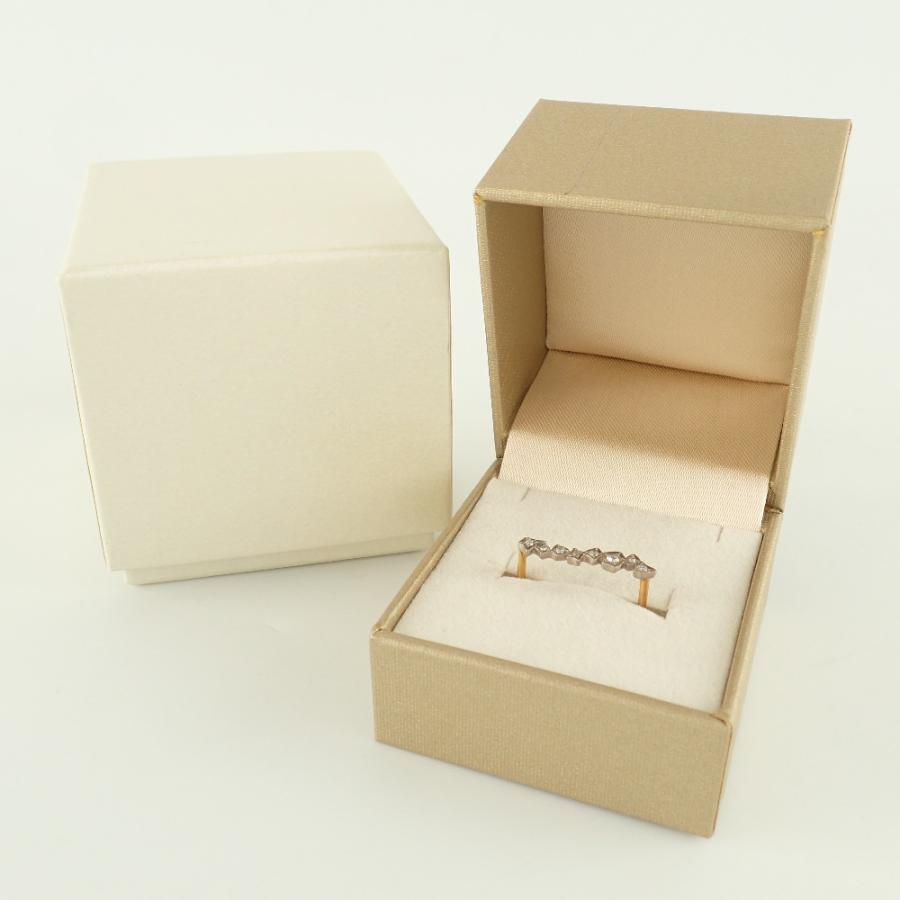 美品 GICLAT ギクラ K18 木漏れ日リング ダイヤモンド リング 美品 GICLAT ギクラ K18 木漏れ日リング ダイヤモンド リング
