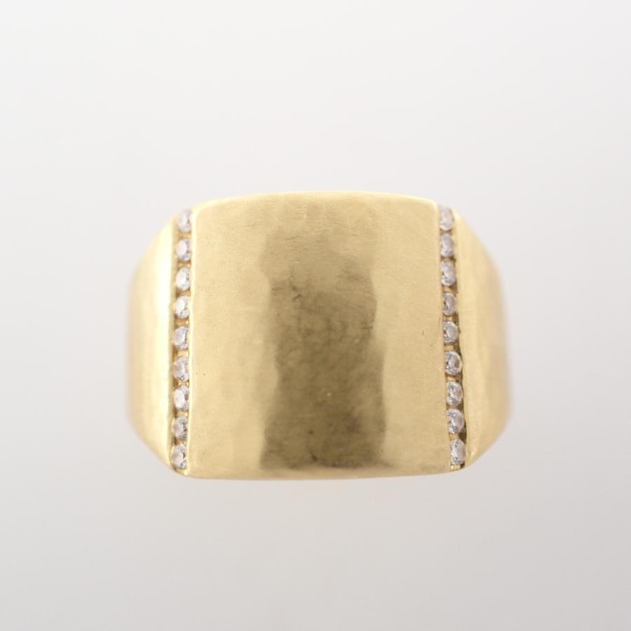 美品/ hum ハム K18YG/D0.09 KUMO スモールメレダイヤ リング 美品/ hum ハム K18YG/D0.09 KUMO スモールメレダイヤ リング