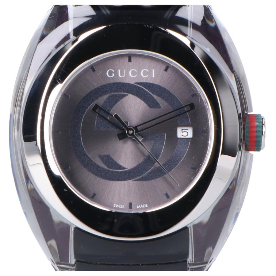 GUCCI 美品 グッチ 137.1 SYNC シンク シェリーライン ラバー GUCCI 美品 グッチ 137.1 SYNC シンク シェリーライン ラバー