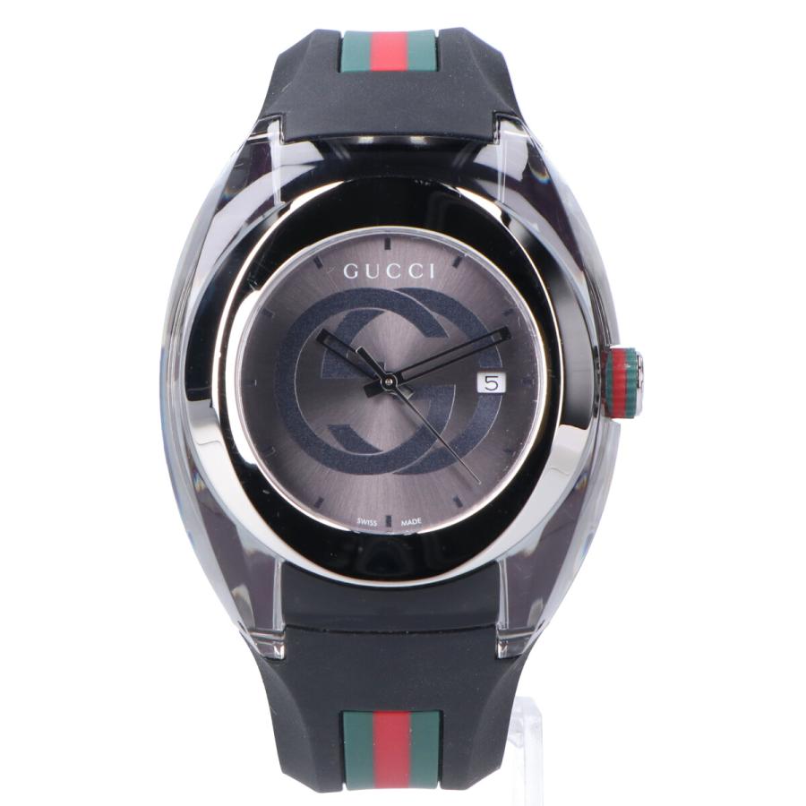 GUCCI 美品 グッチ 137.1 SYNC シンク シェリーライン ラバー GUCCI 美品 グッチ 137.1 SYNC シンク シェリーライン ラバー