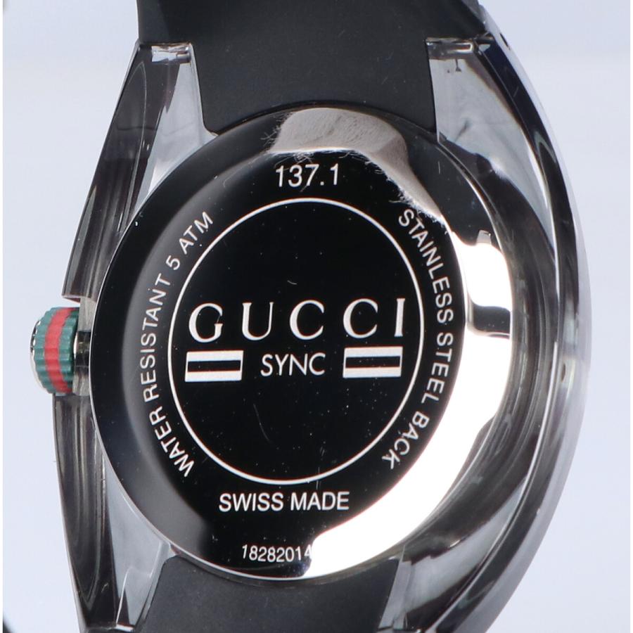 GUCCI 美品 グッチ 137.1 SYNC シンク シェリーライン ラバー GUCCI 美品 グッチ 137.1 SYNC シンク シェリーライン ラバー