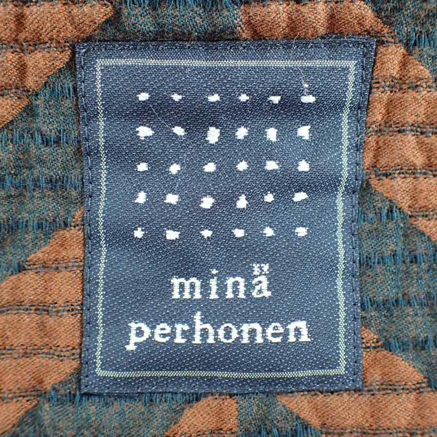 mina perhonen ミナペルホネン ネイビー×ブラウン SHEEP PATH mina perhonen ミナペルホネン ネイビー×ブラウン SHEEP PATH