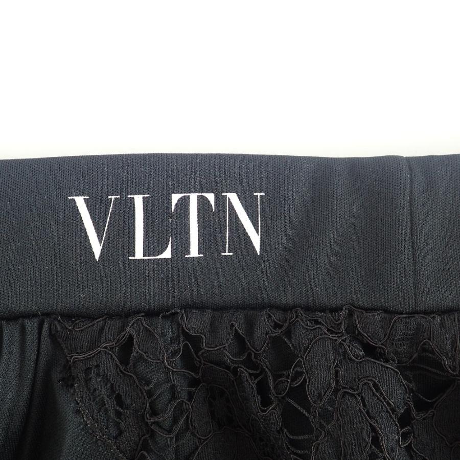 VALENTINO ヴァレンティノ ブラック VB3MD02T668 VLTN プリーツ&レース 