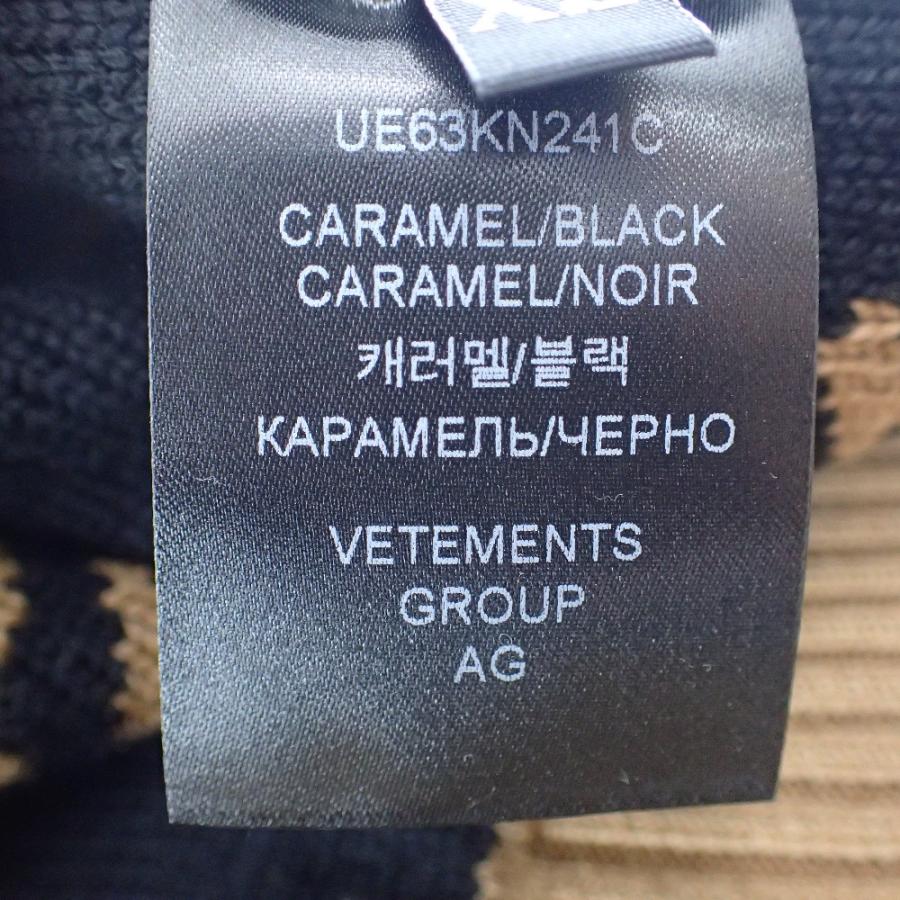 美品/ Vetements ヴェトモン UE63KN241C モノグラム クルー