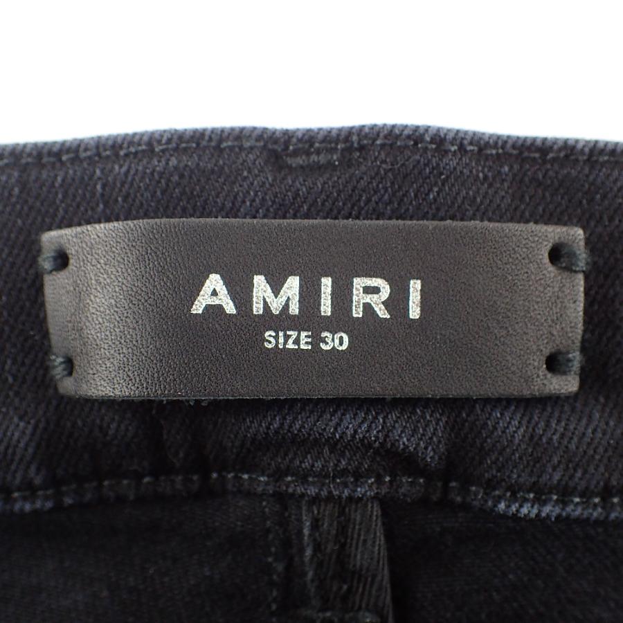 AMIRI アミリ 国内正規 ブラック プリーツバンダナ スキニーデニム 30