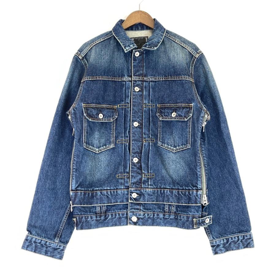sacai サカイ ×BEYONDEXX 20AW ブルー ドッキング Denim Blouson sacai サカイ ×BEYONDEXX 20AW ブルー ドッキング Denim Blouson