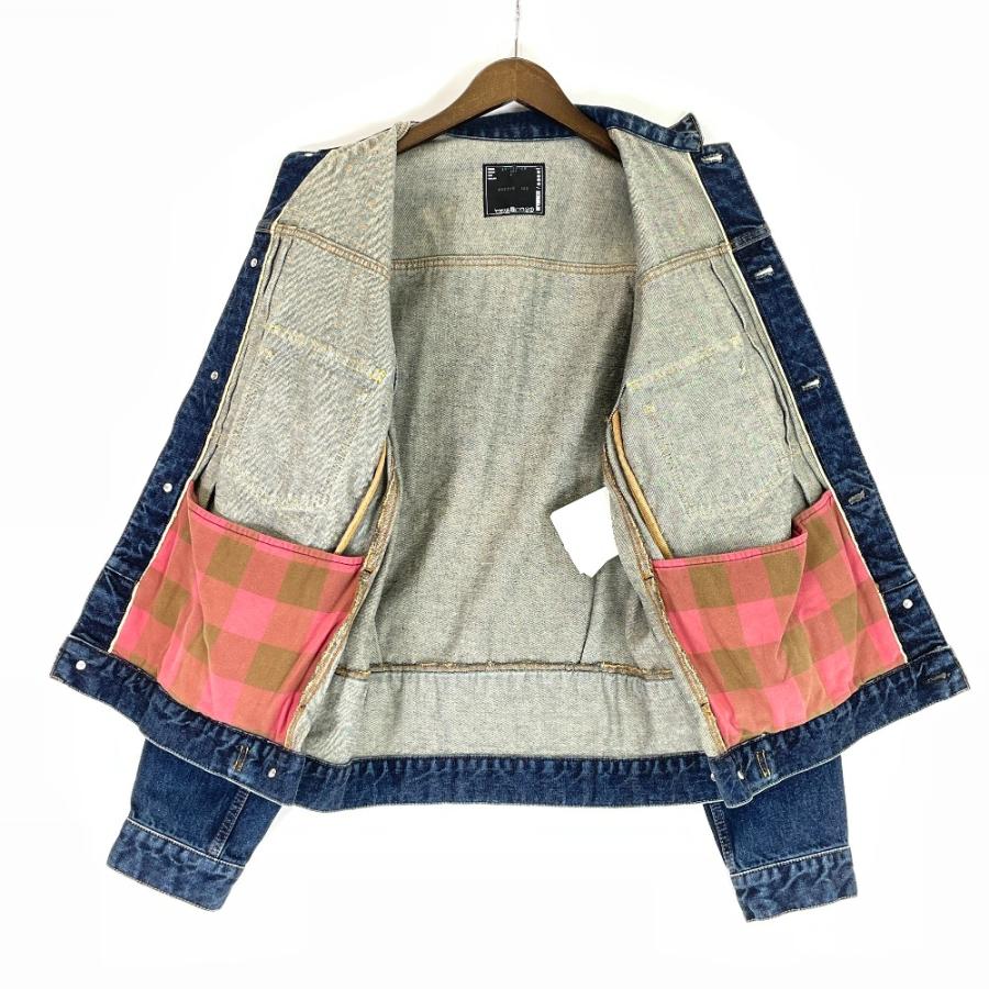 sacai サカイ ×BEYONDEXX 20AW ブルー ドッキング Denim Blouson sacai サカイ ×BEYONDEXX 20AW ブルー ドッキング Denim Blouson