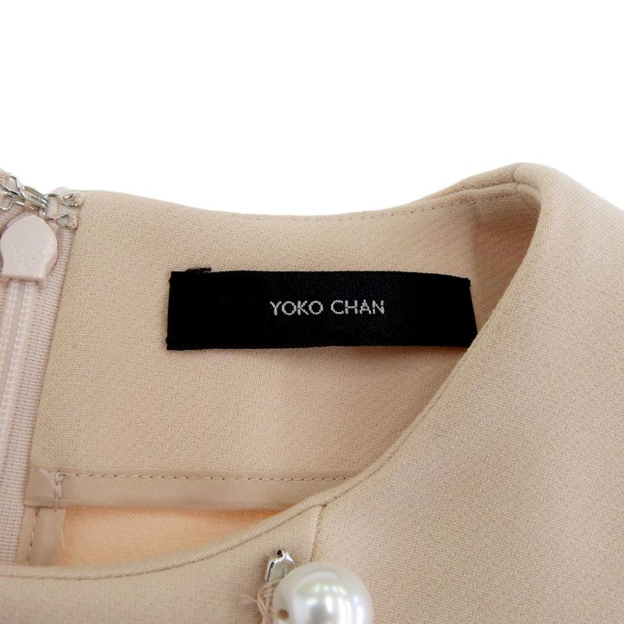 美品 YOKO CHAN ヨーコチャン Hラインパール ドレス ワンピース 美品 YOKO CHAN ヨーコチャン Hラインパール ドレス ワンピース